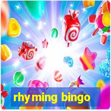 rhyming bingo