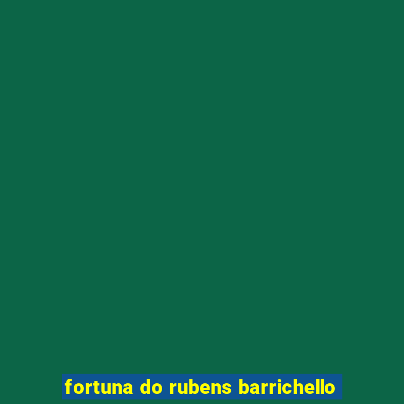 fortuna do rubens barrichello