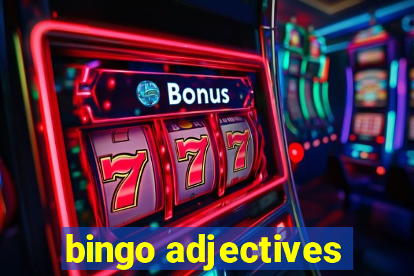 bingo adjectives