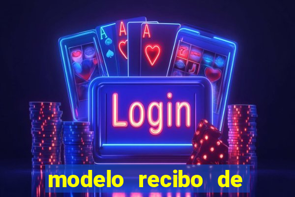 modelo recibo de pagamento autonomo