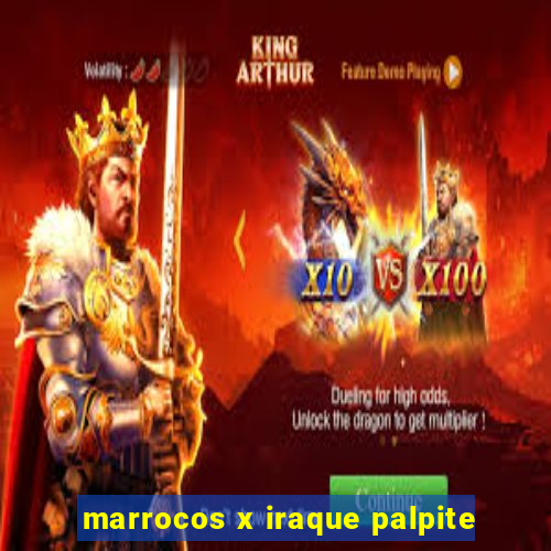 marrocos x iraque palpite