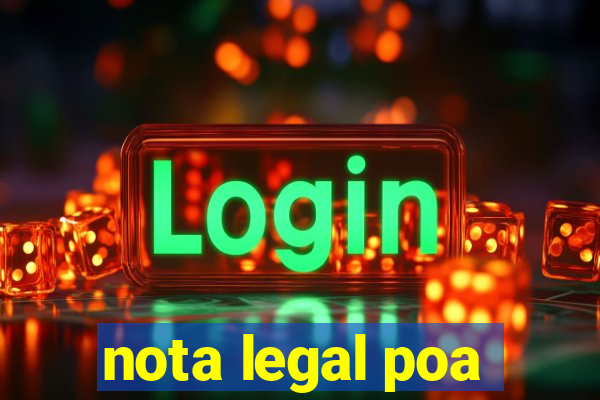 nota legal poa