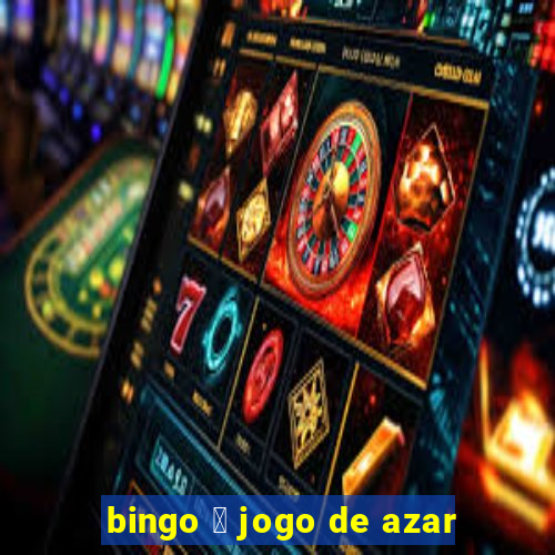 bingo 茅 jogo de azar