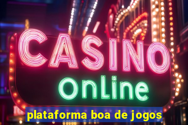 plataforma boa de jogos