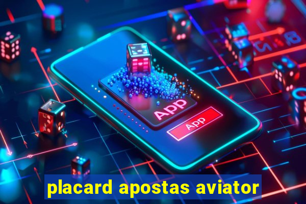 placard apostas aviator