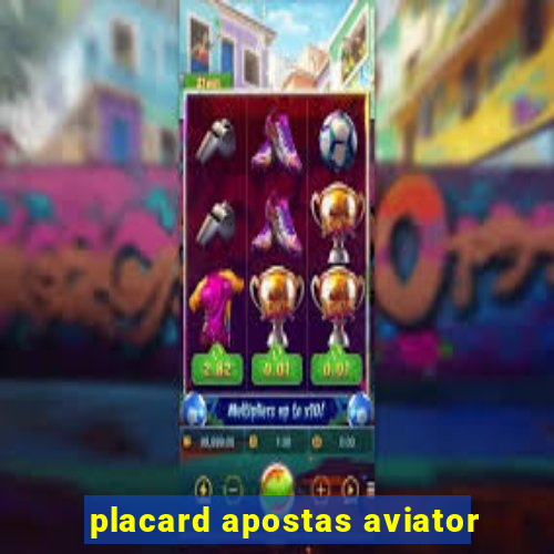 placard apostas aviator