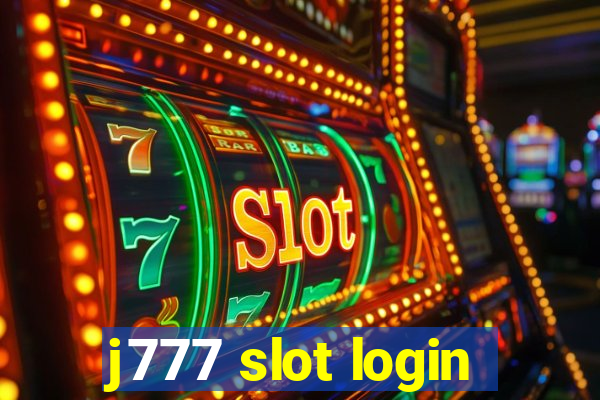 j777 slot login