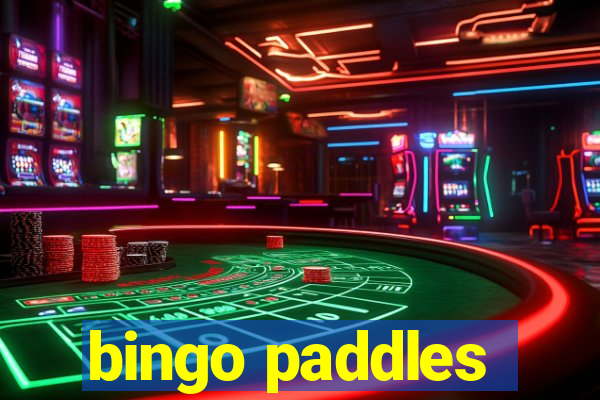 bingo paddles