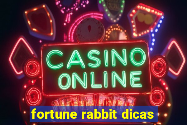 fortune rabbit dicas