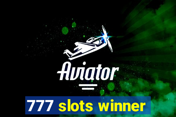 777 slots winner