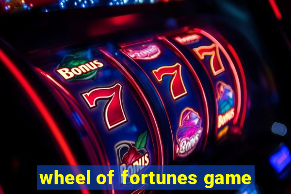 wheel of fortunes game