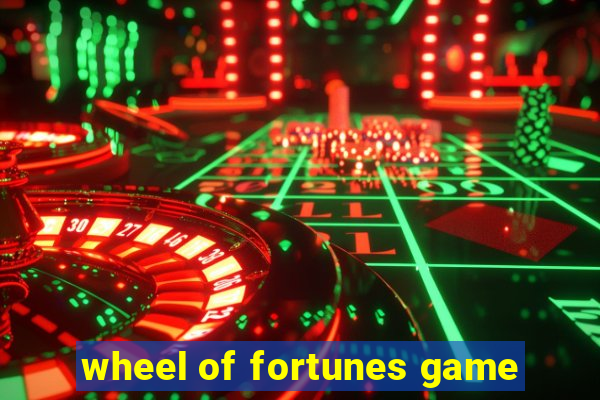 wheel of fortunes game