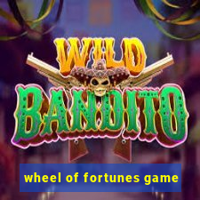 wheel of fortunes game