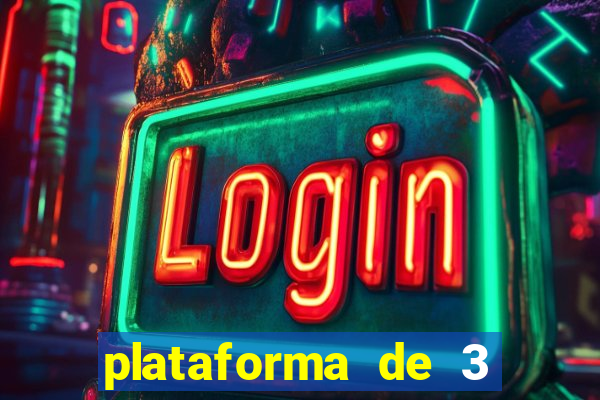 plataforma de 3 reais slots