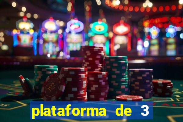 plataforma de 3 reais slots