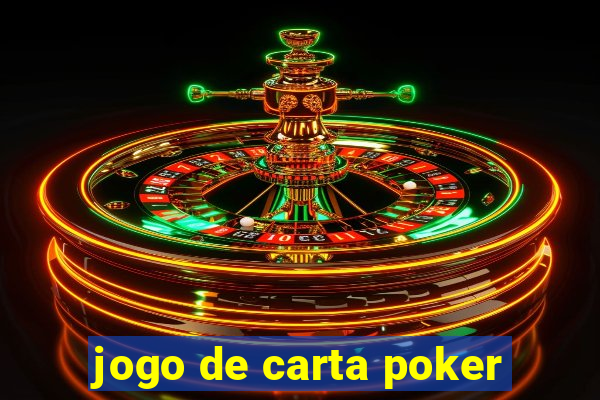 jogo de carta poker