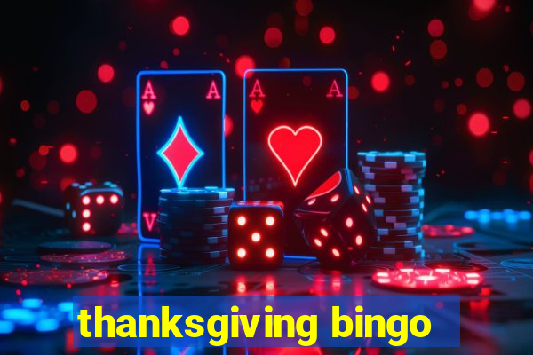 thanksgiving bingo