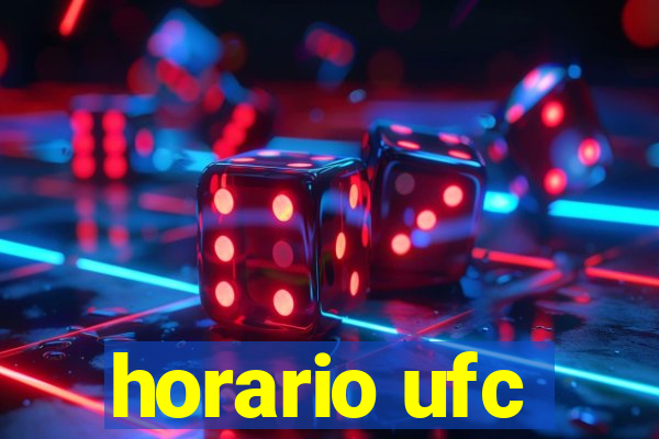 horario ufc