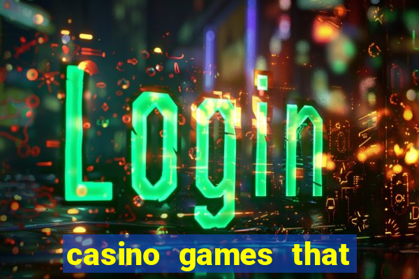 casino games that pay real money with no deposit