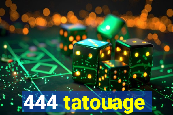 444 tatouage