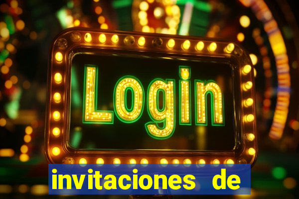 invitaciones de bingo para editar