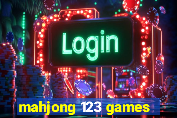 mahjong 123 games