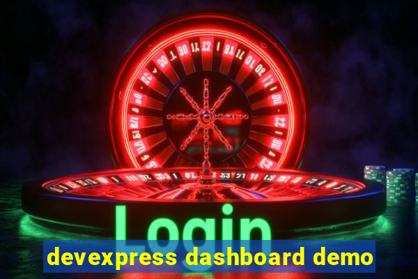 devexpress dashboard demo