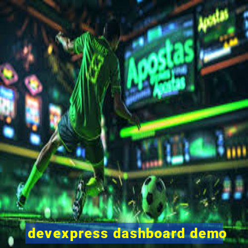 devexpress dashboard demo