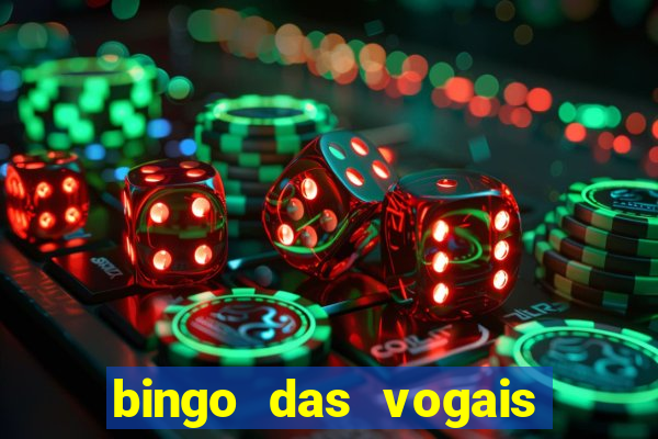 bingo das vogais colorido para imprimir