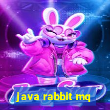 java rabbit mq