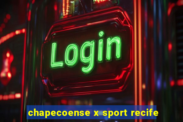 chapecoense x sport recife