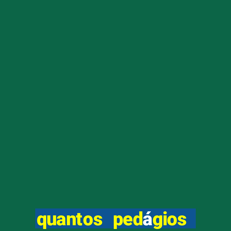 quantos pedágios tem de campinas a praia grande