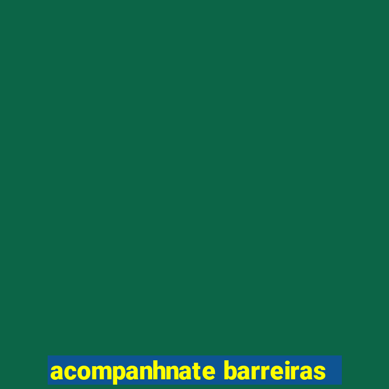 acompanhnate barreiras