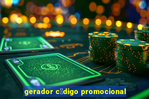 gerador c贸digo promocional