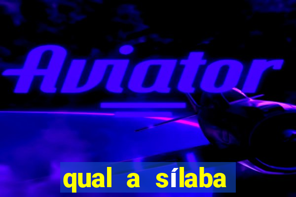 qual a sílaba t?nica de futebol