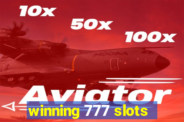 winning 777 slots