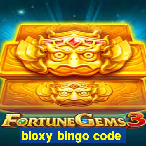 bloxy bingo code