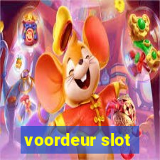 voordeur slot