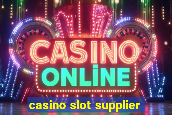 casino slot supplier