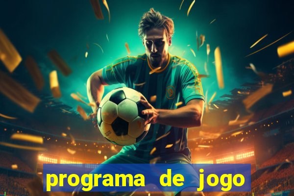 programa de jogo de futebol