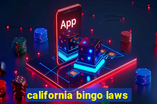 california bingo laws