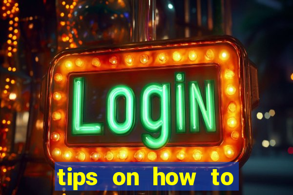 tips on how to win playing slot machines