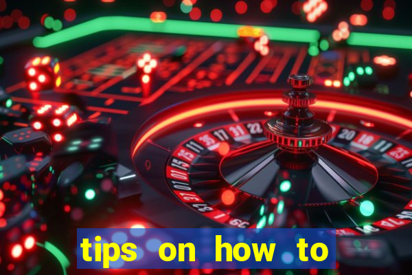 tips on how to win playing slot machines