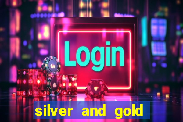 silver and gold slot machine