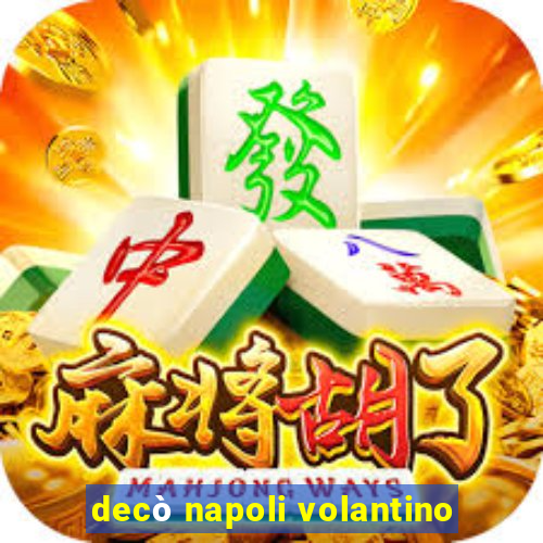 decò napoli volantino