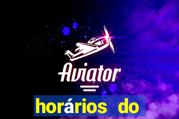 horários do fortune tiger