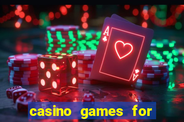 casino games for real cash