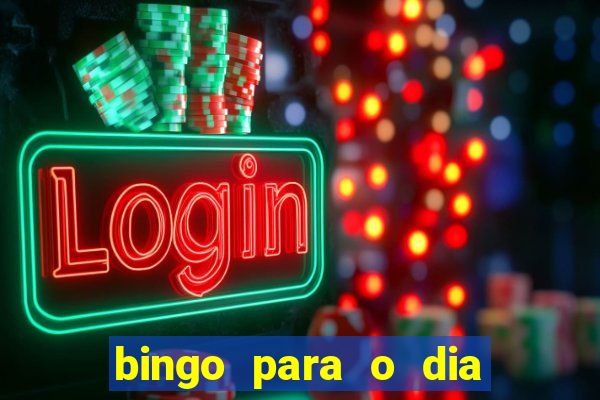 bingo para o dia da mulher