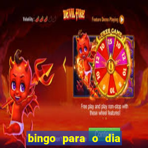 bingo para o dia da mulher