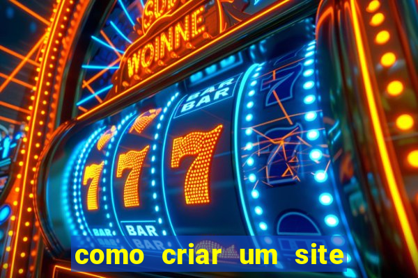 como criar um site de jogos